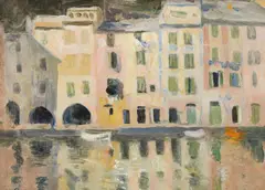 Marcote on lake lugano. italy by George Spencer Watson, Oil on board, sold Mar 2026