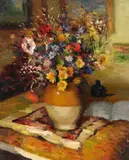 Fleurs des champs au pot vincent by Marcel Dyf, Oil on canvas, sold Mar 2026