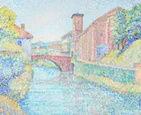 St-jean-pied-de-port by Yvonne Canu, Oil on canvas, sold Mar 2026