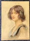 Untitled by Helen Howard Hatton, watercolour on card, sold Dec 2023