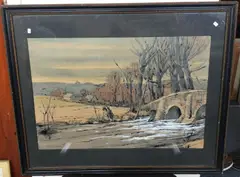 Untitled by Admiral Sir Charles Madden, watercolour, sold Jul 2023