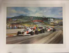 Untitled by Alan Fearnley, lithograph, sold Feb 2023