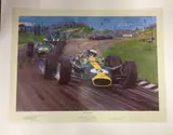 Untitled by Nicholas Watts, lithograph, sold Feb 2023