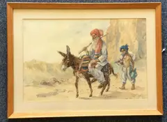Untitled by Cecil Elgee, watercolour, sold Nov 2022