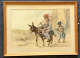 Untitled by Cecil Elgee, watercolour, sold Nov 2022