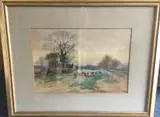 Untitled by Henry Charles Fox, watercolor, sold Jul 2022