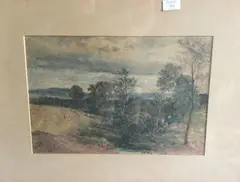 Untitled by David Cox, watercolour, sold Jul 2022