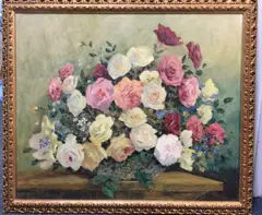 Untitled by Will Longstaff, oil on canvas, sold Apr 2022