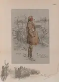 'The Gunner' and 'Wipers' by 'Snaffles' Charlie Johnson Payne, Circa 1915-16, 'Wipers' titled in pencil, both with snaffle bits blindstamp, sold Jun 2014