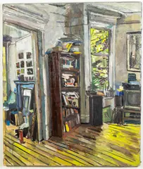 Bookshelf #2 by Dmitry Samarov, Oil on Canvas, offered Oct 2023