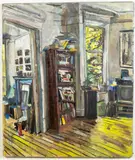 Bookshelf #2 by Dmitry Samarov, Oil on Canvas, offered Oct 2023