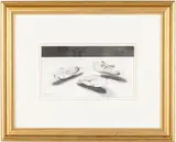Low Country Still Life of Oysters by Jennifer Kassing Bradley, Watercolor, offered Oct 2023