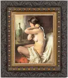 Seated Nude by Francisco Rivera, Giclee, sold Oct 2023