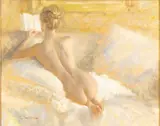 Alabaster, A Painting from Life by Joe Bowler, Oil on Canvas, sold Oct 2023