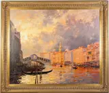 Venetian Grand Canal by Alan Wolton, Oil on Canvas, sold Oct 2023