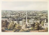 Savannah, GA, 1855, Printed by Endicott & Co. NY, Chas. Parsons Lith. NY, rare lithograph after J. W. Hill, Savannah, GA by John William Hill, 1855, lithograph by Charles Parsons (1821-1910), sold Oct 2023