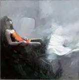 Interno Bianco by Antonio Tamburro, Oil on Canvas, offered Oct 2023