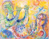 Freedom by Jan Parker, 1992, Oil on Canvas, sold Oct 2023