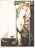 Day and Night by Michael Parkes, Lithograph, sold Oct 2023