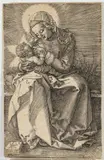 The Virgin Nursing the Child by Albrecht Durer, Etching, sold Oct 2023