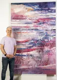 Abstract by R. Bolton Smith, Oil on Canvas, offered Oct 2023