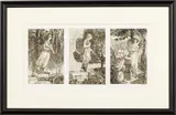 Bonaventure Monuments to Women by David DeLong, 1997, Etching, sold Jun 2023