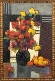 Flower Still Life by G. Poppi, Oil on Canvas, sold Jun 2023