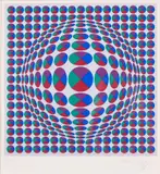Neptune-3 by Victor Vasarely, Serigraph, sold Jun 2023