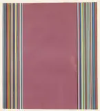 Untitled Abstract, printed for the Smithsonian Resident Associates Program by Gene Davis, 1980, Screenprint, sold Jun 2023