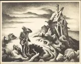 Prodigal Son by Thomas Hart Benton, Lithograph, sold Jun 2023