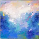 Abstract by Jan Clayton Pagratis, Oil on Canvas, sold Jun 2023