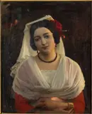 Portrait of Felice Berardi, After August Reidel by Josef Wagner, Oil on Canvas, sold Jun 2023