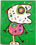 Self-Portrait by Rick Petrea, Mixed Media on Canvas, offered Jun 2023