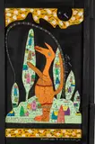 Satan the Baby Killer by Howard Finster, 1995, Mixed Media, sold Jun 2023