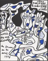 La Salon d’été by Jean Dubuffet, 1978, Sérigraphie (Affiche), sold Oct 2026