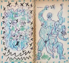 Tête de Faune et Enlèvement by Pablo Picasso, Lithographie en quatre couleurs, sold Jun 2026