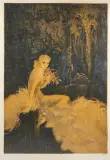 Orchidées. 1937 Schnessel et Karmel 47 by Louis Icart, Eau-forte et aquatinte Exceptionnelle épreuve vernie, sold Sep 2026