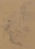 Les brodeuses by Albert Lebourg, Crayon noir, sold Sep 2026