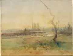 Arbres en automne by François-Auguste Ravier, Aquarelle et mine de plomb, sold Sep 2026