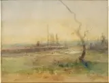 Arbres en automne by François-Auguste Ravier, Aquarelle et mine de plomb, sold Sep 2026