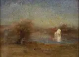 Moulin de l'étang de Roche by François-Auguste Ravier, Aquarelle, sold Sep 2026