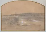 Paysage marécageux by François-Auguste Ravier, Mine de plomb et rehauts de gouache, sold Sep 2026