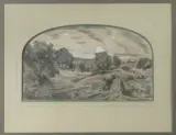 Paysage by François Vernay, 1857, Crayon et lavis d'encre, sold Sep 2026