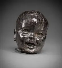 Tête de nourrisson by George Conlon, Bronze à patine brune nuancée de rouge Signé "Conlon" sur le côté gauche en partie inférie, sold Sep 2026