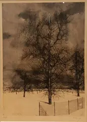 Les arbres by Michel Ciry, Gravure Signée et datée, sold Sep 2026