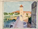 Paysage d'Italie by Pierre Roy, Aquarelle, sold Oct 2026