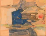 Paysage abstrait by Paul Kallos, Aquarelle signée en bas à droite, et datée, sold Oct 2026