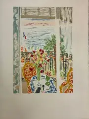 Fleurs dans un verre by Jules Cavaillès, Lithographie originale en couleurs, sur Arches, annotée "épreuve d'artiste" en bas à gauch, sold Oct 2026