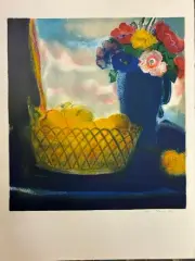 La Marchande de Fruits by Pierre Garcia-Fons, Lithographie originale en noir et blanc sur Arches, annotée "E, sold Oct 2026