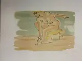 Baigneuse by Arno Breker, Lithographie originale en couleurs, annotée "épreuve d'artiste" en bas à gauche et signée, sold Oct 2026
